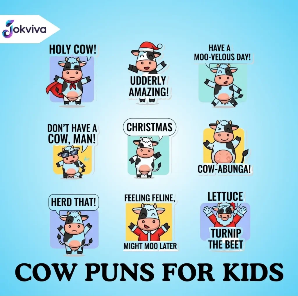 Cow Puns for Kids