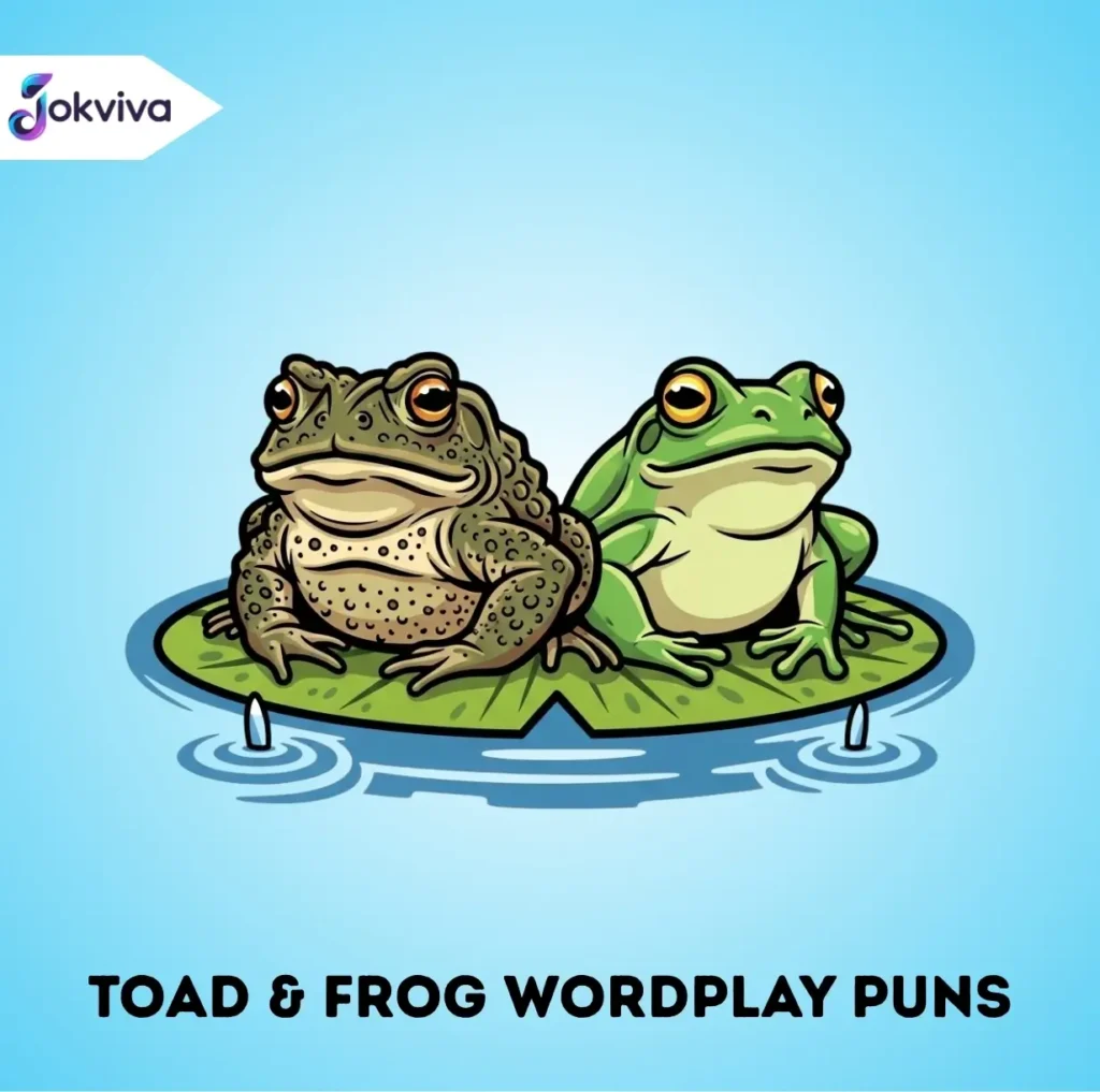 Toad & Frog Wordplay Puns