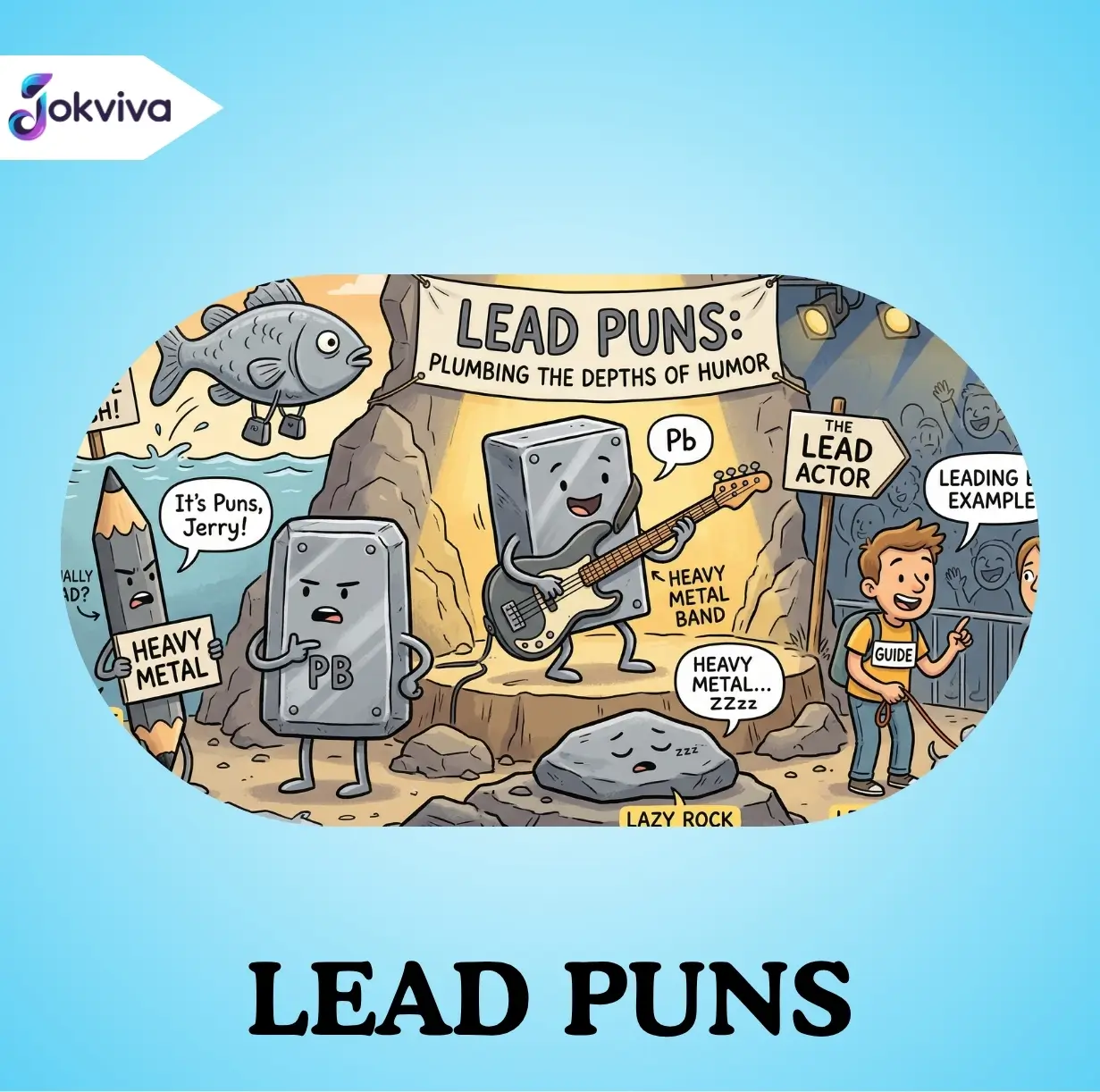lead puns